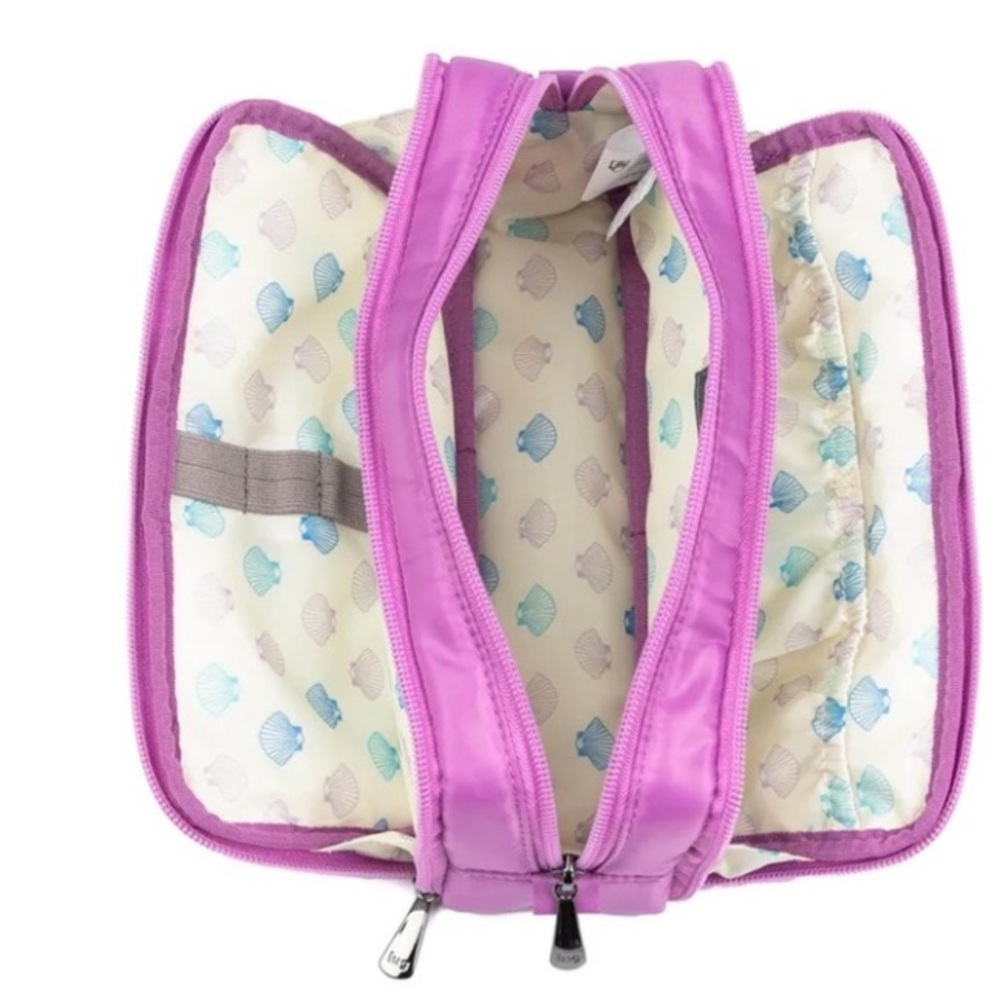 NWT Lug Seaplane Cosmetic Pouch in Açaí Berry - Picture 2 of 3